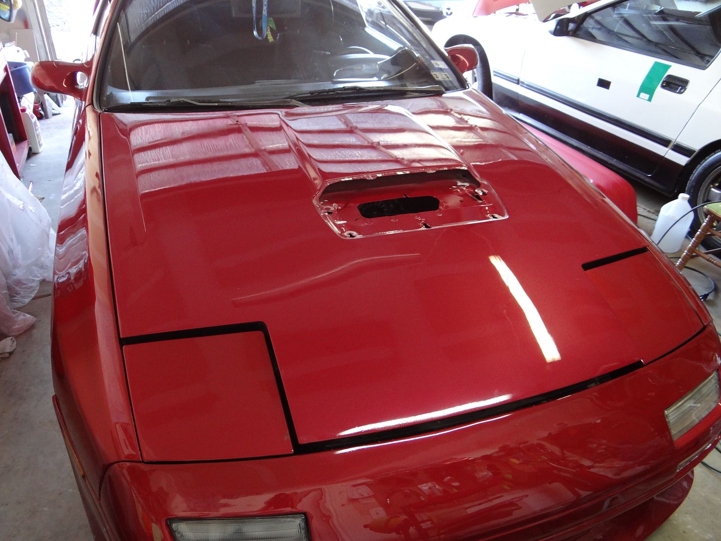 Mazda Rx7 Hood Wrap San Antonio Detail